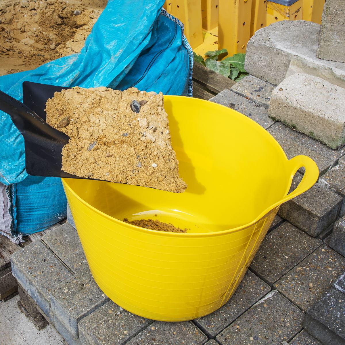 Sealey SFT40Y Heavy-Duty Flexi Tub 40L - Yellow Sealey