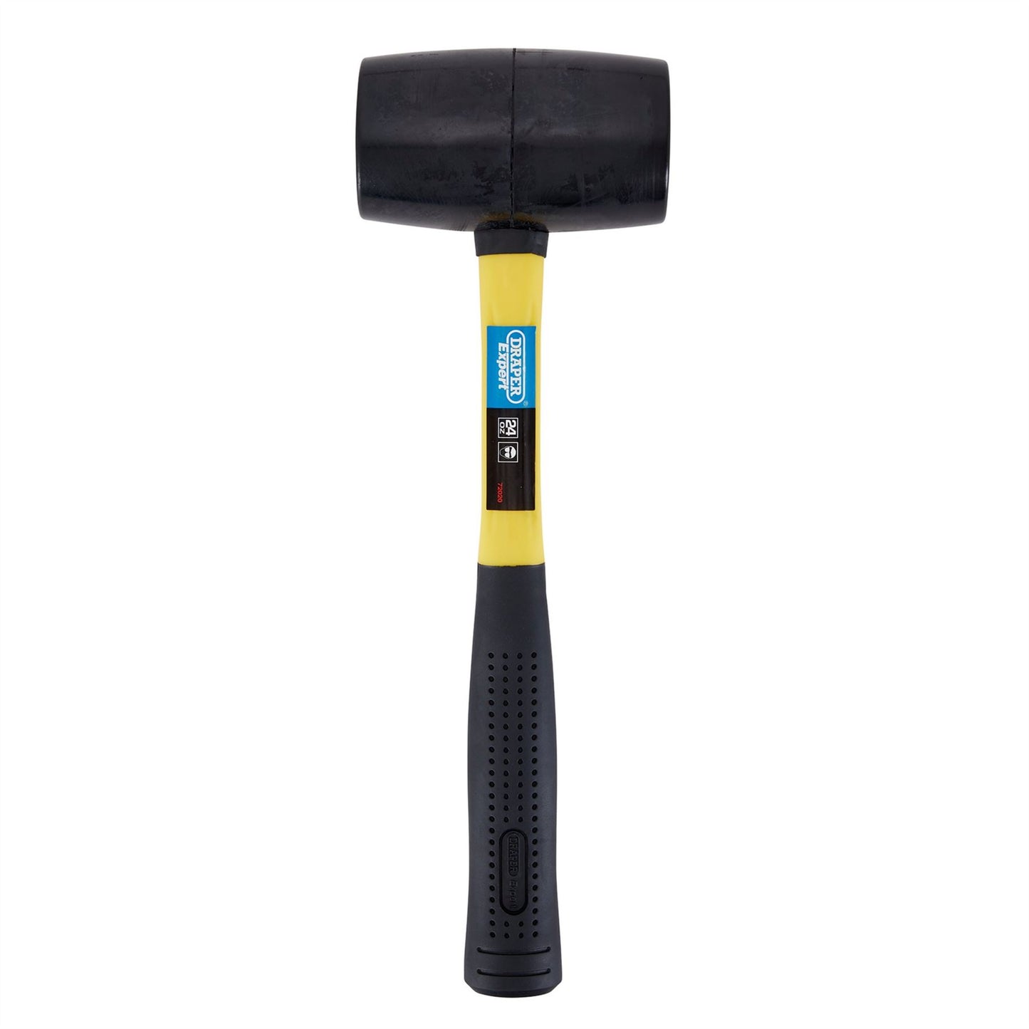 Draper 72020 Expert Rubber Mallet with Fibreglass Shaft 680g/24oz Draper