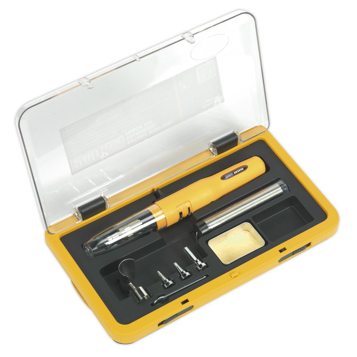 Sealey AK2946 Butane Heating/Soldering Torch Kit 8pc Sealey
