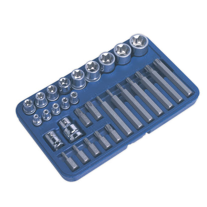 Sealey AK619 TRX-Star* Socket & Bit Set 30pc 1/4" 3/8" & 1/2"Sq Drive Sealey