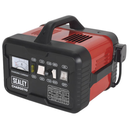 Sealey CHARGE110 Battery Charger 14Amp 12V/24V 230V Sealey
