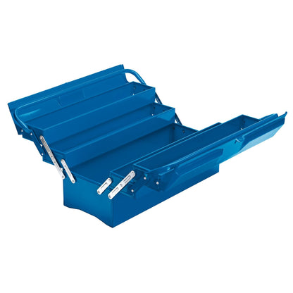 Draper 86671 Extra-Long Four Tray Cantilever Tool Box 495mm Blue Draper