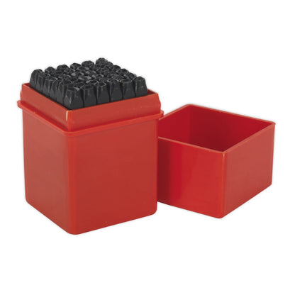 Sealey AK9296 Letter & Number Punch Set 36pc 4mm Sealey