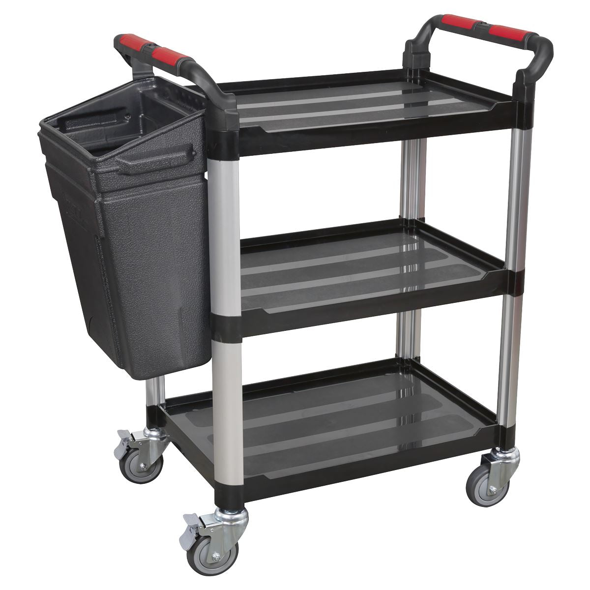Sealey CX309 Workshop Trolley 3-Level Composite - 3 Wall Sealey