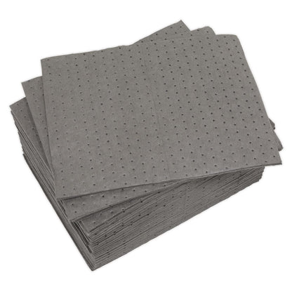 Sealey SAP01 Spill Absorbent Pad Pack of 100 Sealey