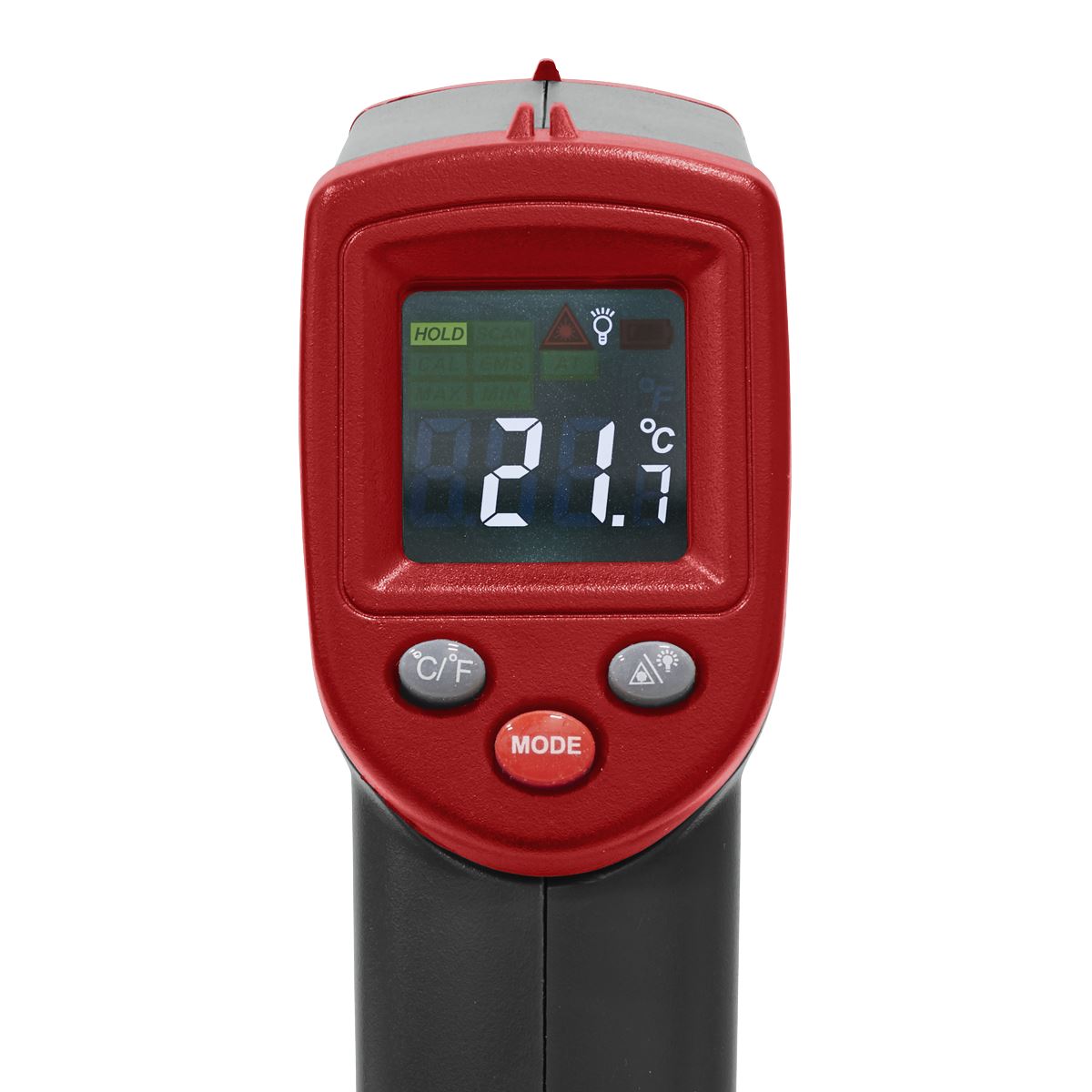 Sealey VS904 Infrared Laser Digital Thermometer 12:1 Sealey