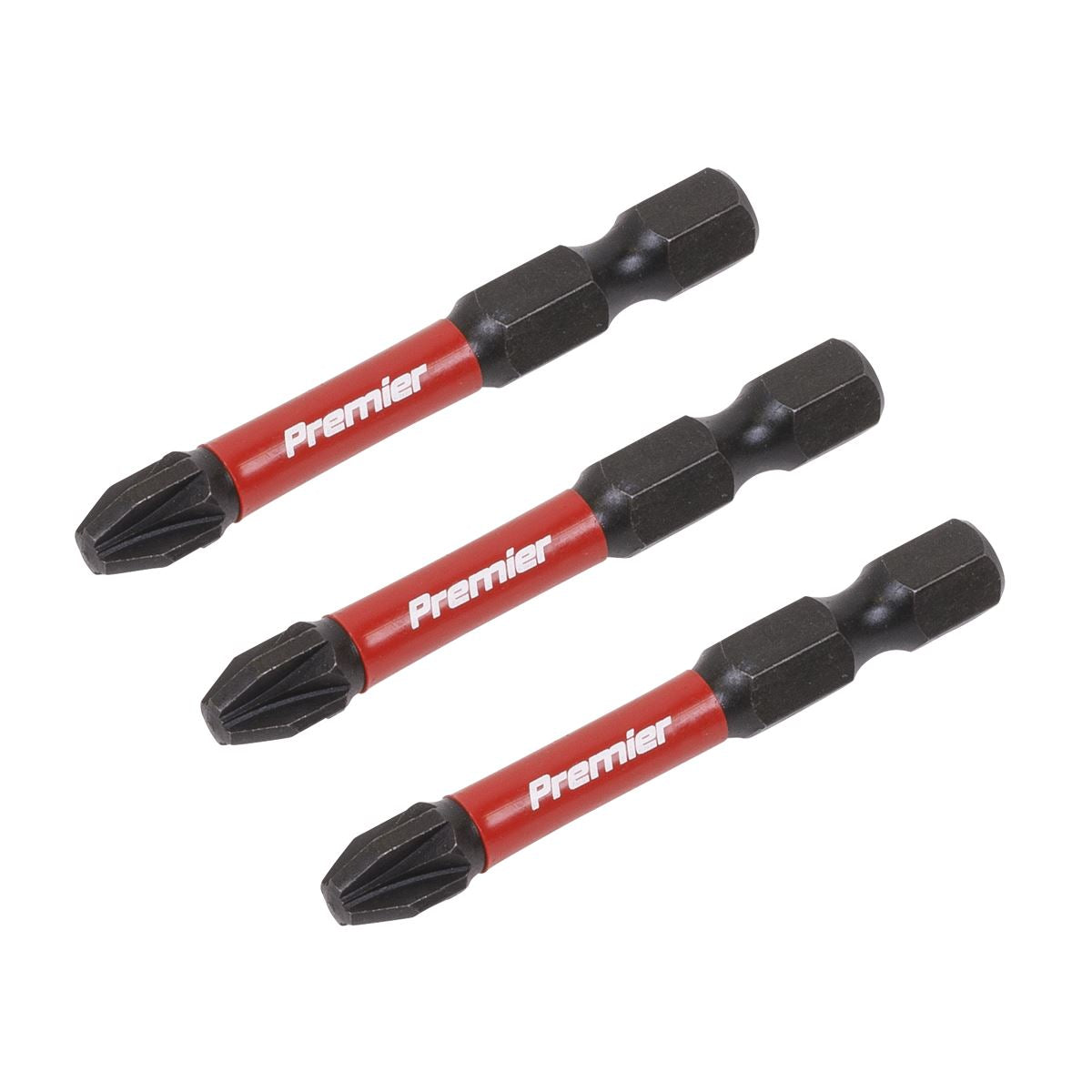 Sealey AK8234 Pozi #3 Impact Power Tool Bits 50mm - 3pc Sealey