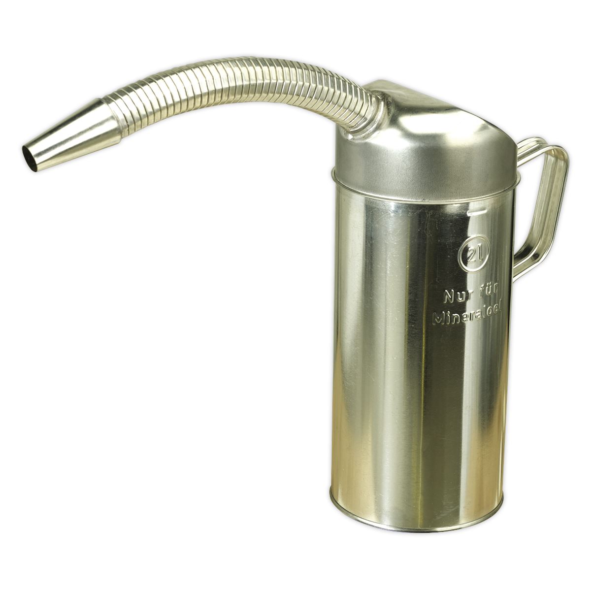 Sealey JM2F Measuring Jug Metal with Flexible Spout 2L Sealey
