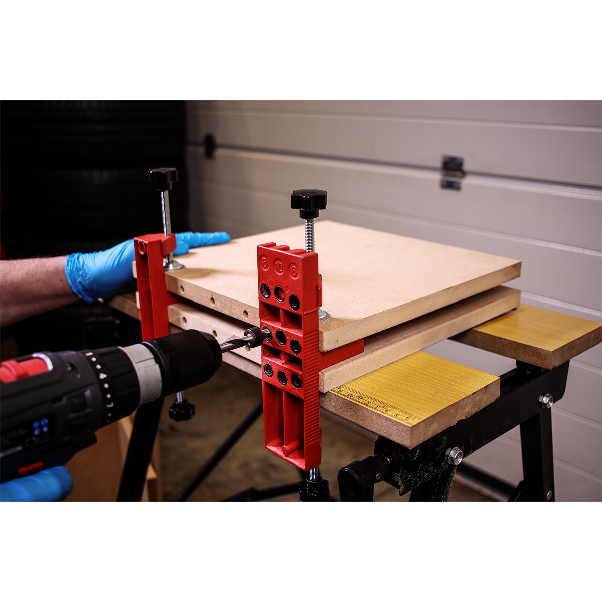 Sealey DJ01 Universal Dowelling Jig Set Sealey