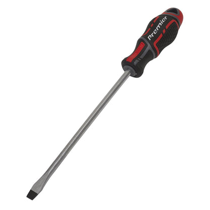 Sealey AK4357 Screwdriver Slotted 8 x 200mm GripMAX® Sealey