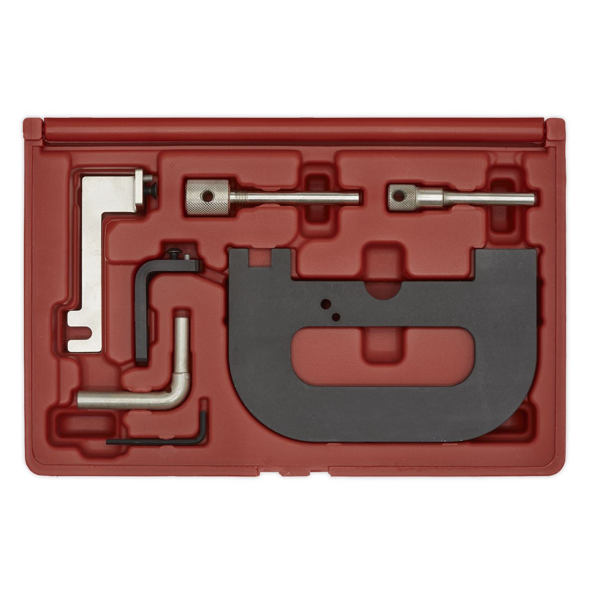 Sealey VSE5071A Petrol Engine Timing Tool Kit - for Renault 1.4/1.6/1.8/2.0 K4J/K4M/F4P/F4R(t) - Belt Drive Sealey