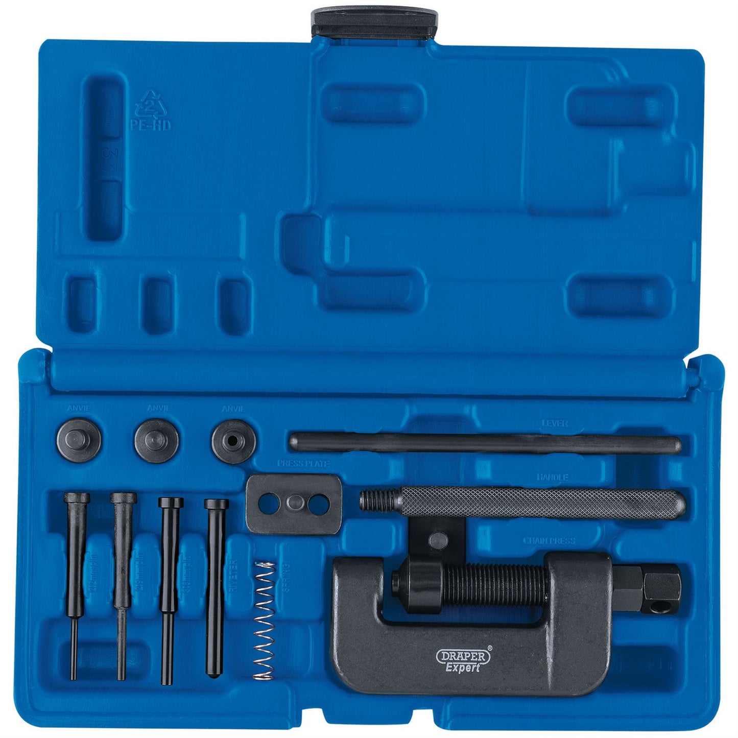 Draper 31318 Motorcycle Chain Splitter and Riveter Kit Draper