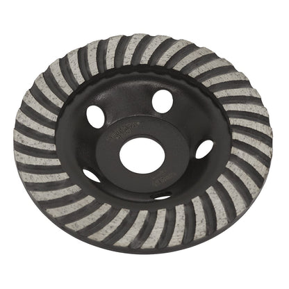 Sealey WDRTCUP125 Concrete Grinding Head Turbo Row Ø125mm Sealey
