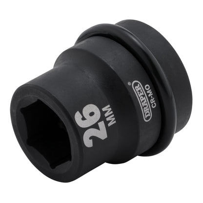 Draper 05107 Hi-TORQ® Impact Socket 1" Sq. Dr. 26mm Draper