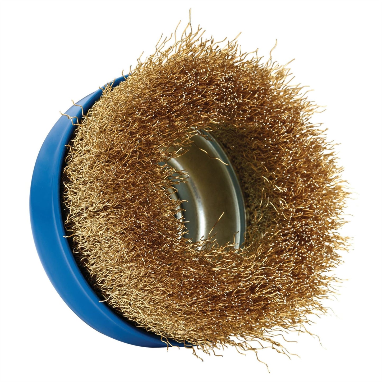 Draper 41445 Brassed Steel Crimped Wire Cup Brush 100mm M14 Draper