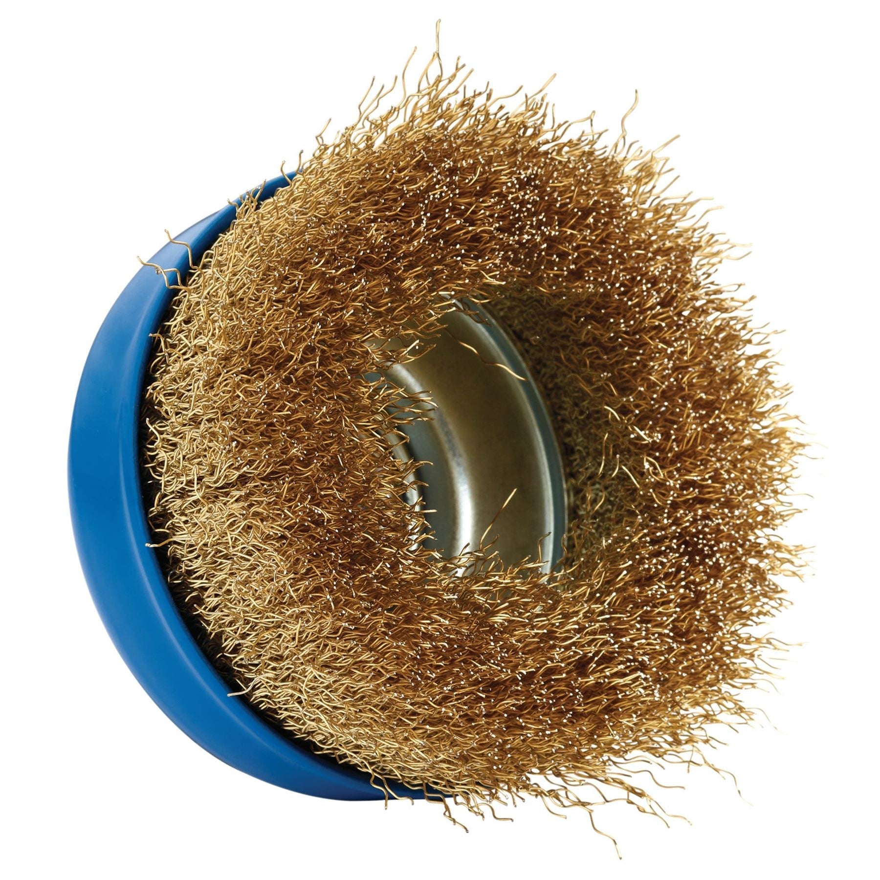 Draper 41445 Brassed Steel Crimped Wire Cup Brush 100mm M14 Draper