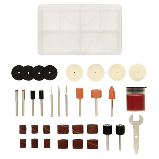 Draper 08954 Accessories Set for D20 Engraver/Grinder 32 Piece Draper