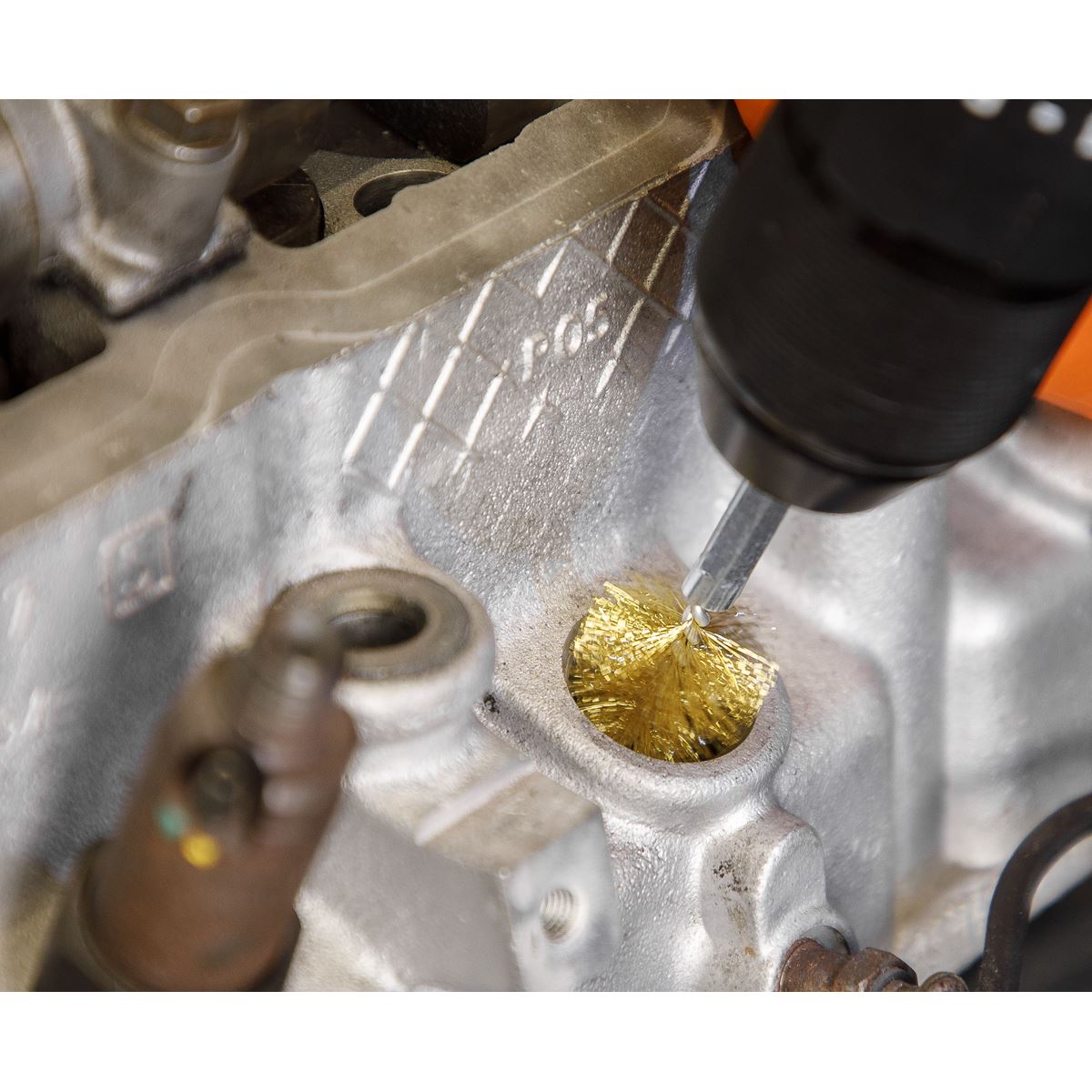 Sealey VS1900 Cleaning Brush Set Injector Bore 14pc Sealey