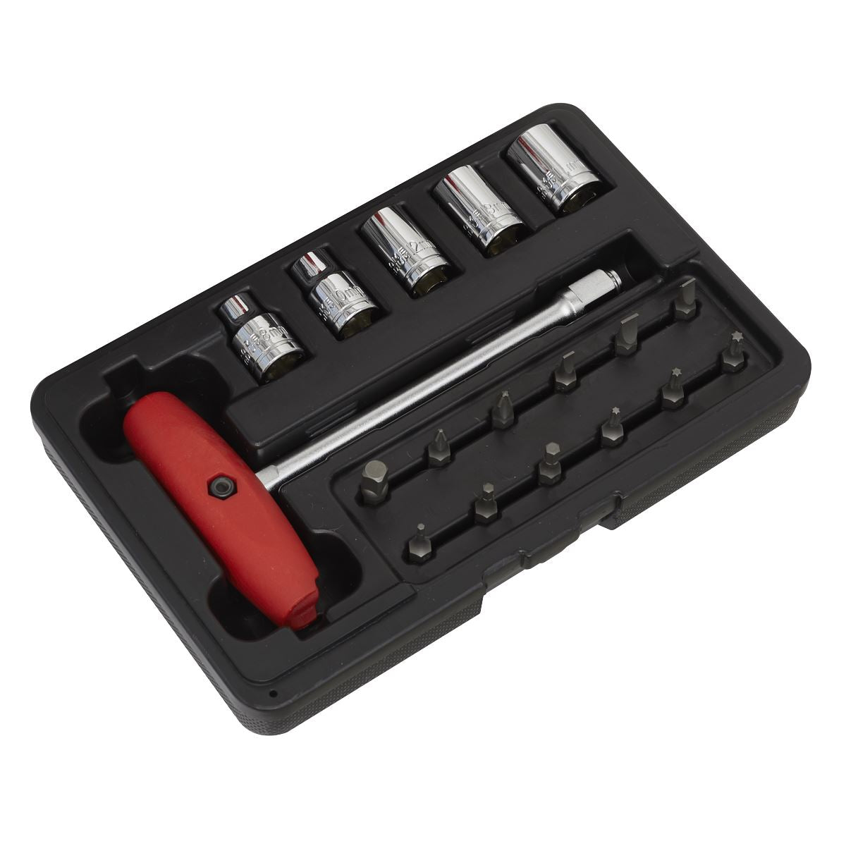 Sealey SMC31 Socket & JIS Bit Set 18pc Sealey