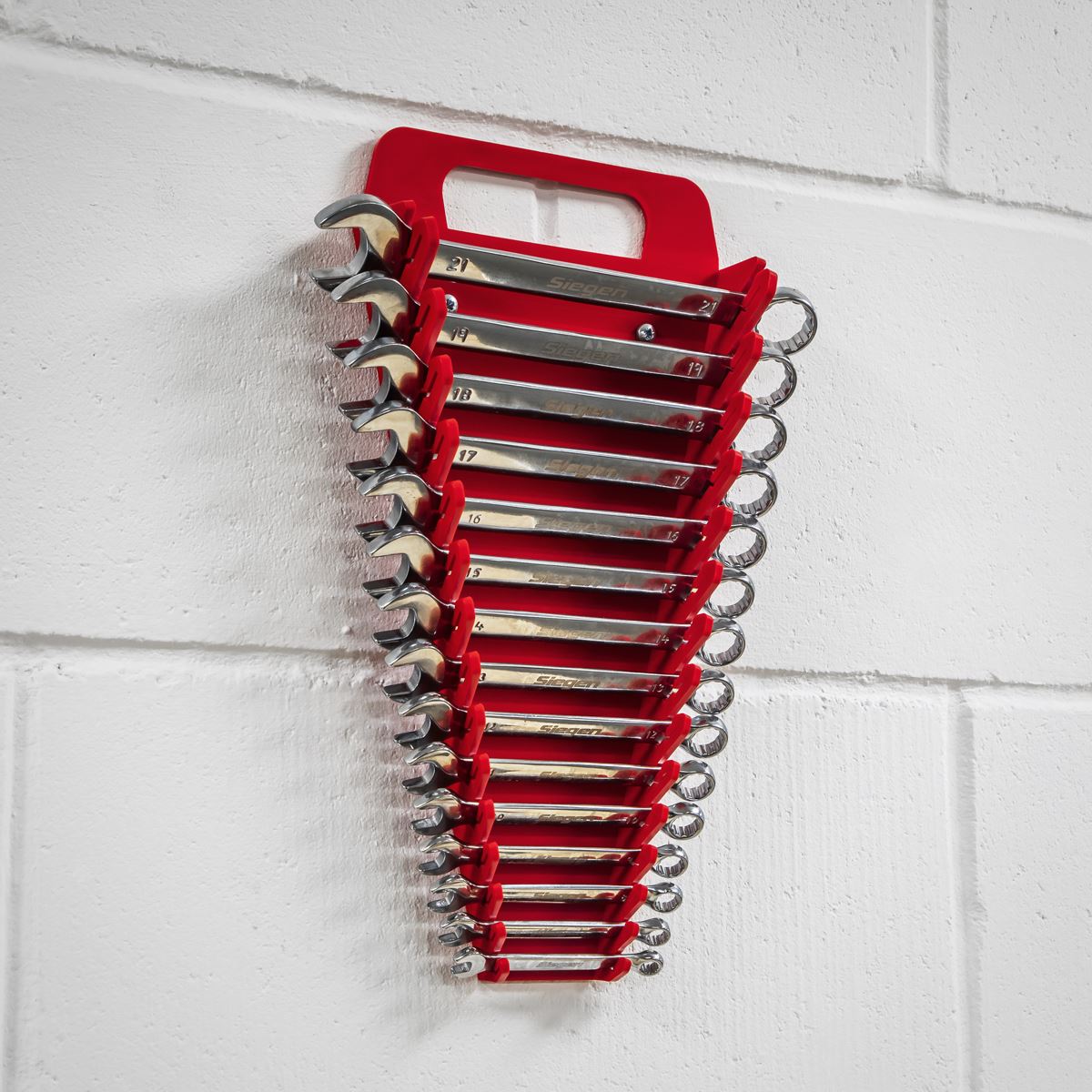 Sealey WR08 Spanner Rack Capacity 15 Spanners Sealey