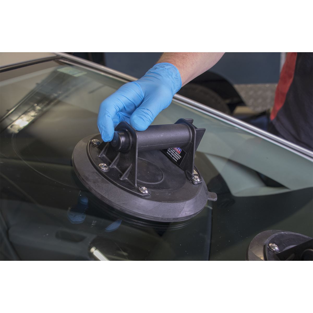 Sealey AK9894 Heavy Lift Suction Cup with Vacuum Grip Indicator Sealey