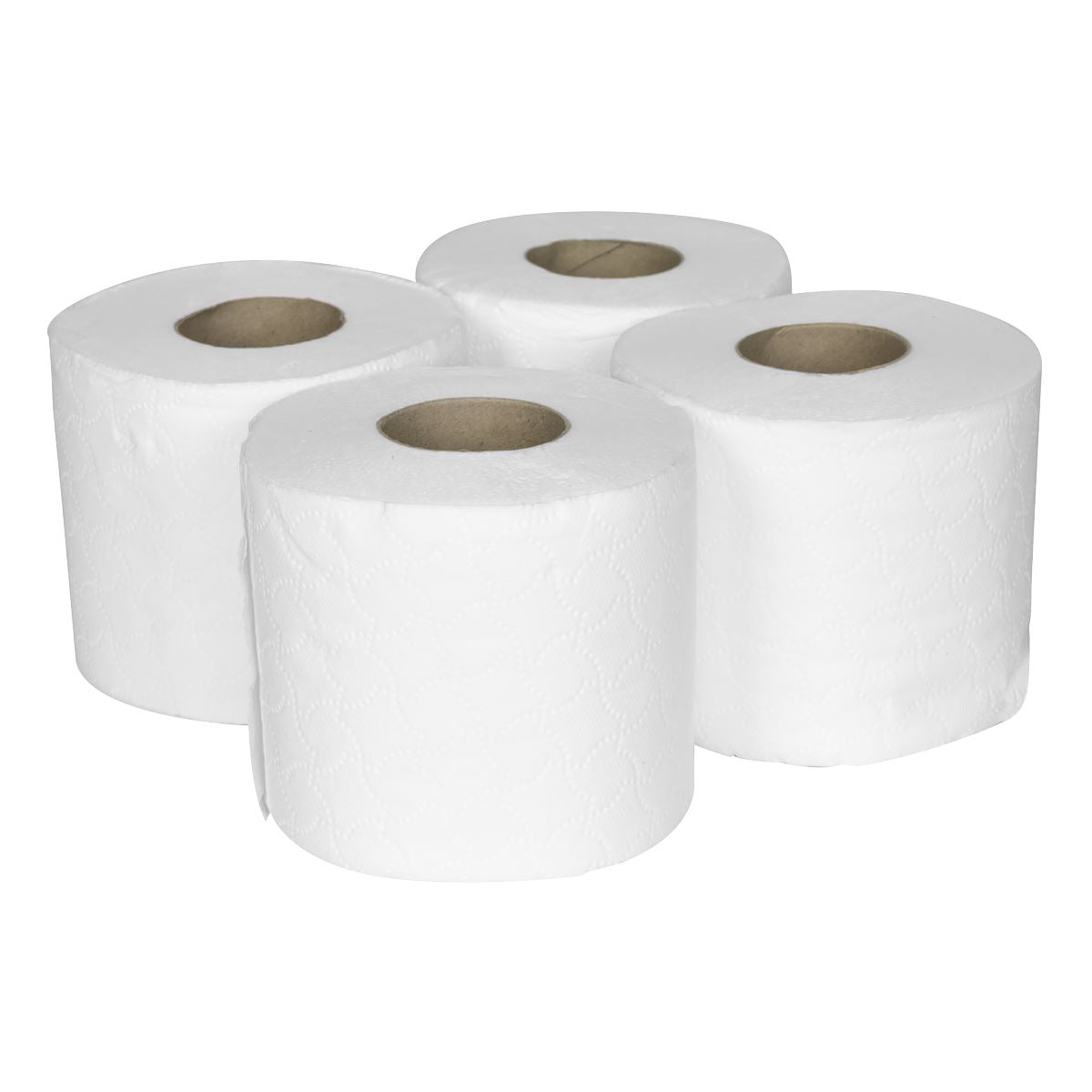 Sealey TOL40 Plain White Toilet Roll - Pack of 4 x 10 (40 Rolls) Sealey