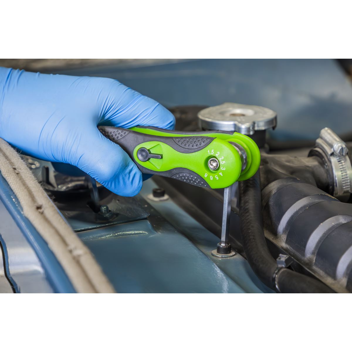 Siegen S01275 Tool Tray with Specialised Bits & Folding Hex Keys 170pc Siegen