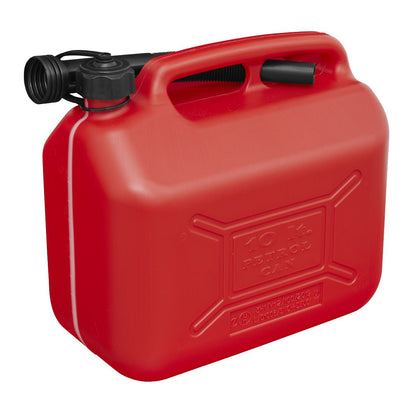 Sealey JC10PR Fuel Can 10L - Red Sealey