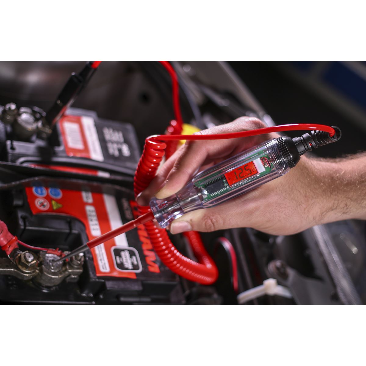 Sealey AK4012 Integrated Test Light/Voltmeter 3-48V Sealey