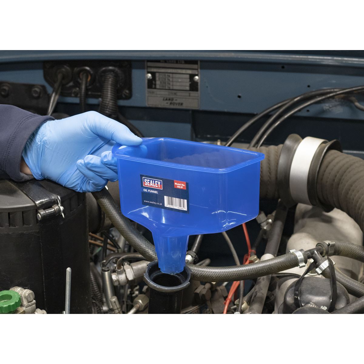 Sealey OIL1F Square Oil Funnel Sealey