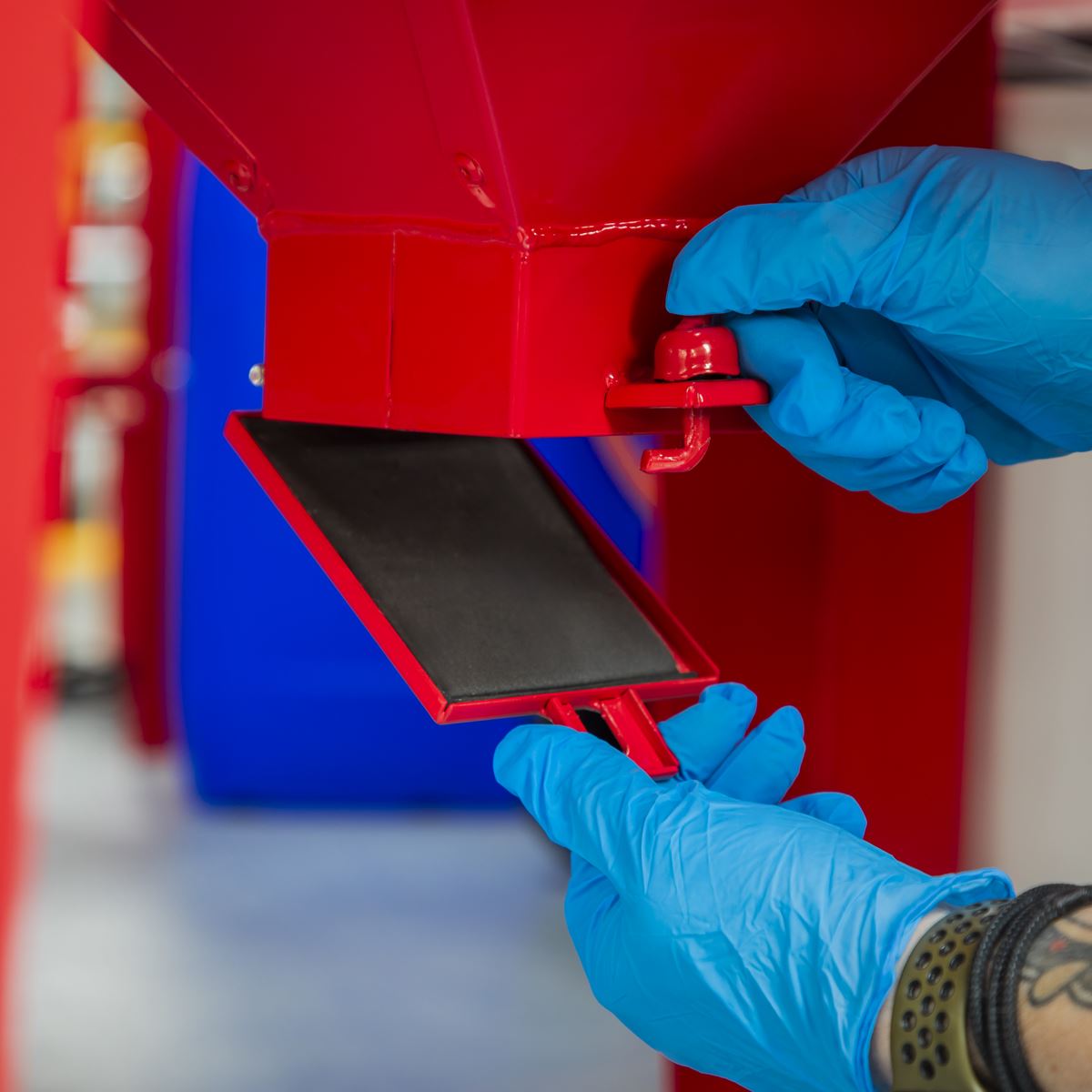 Sealey SB974 Shot Blasting Cabinet Double Access 960 x 720 x 1500mm Sealey