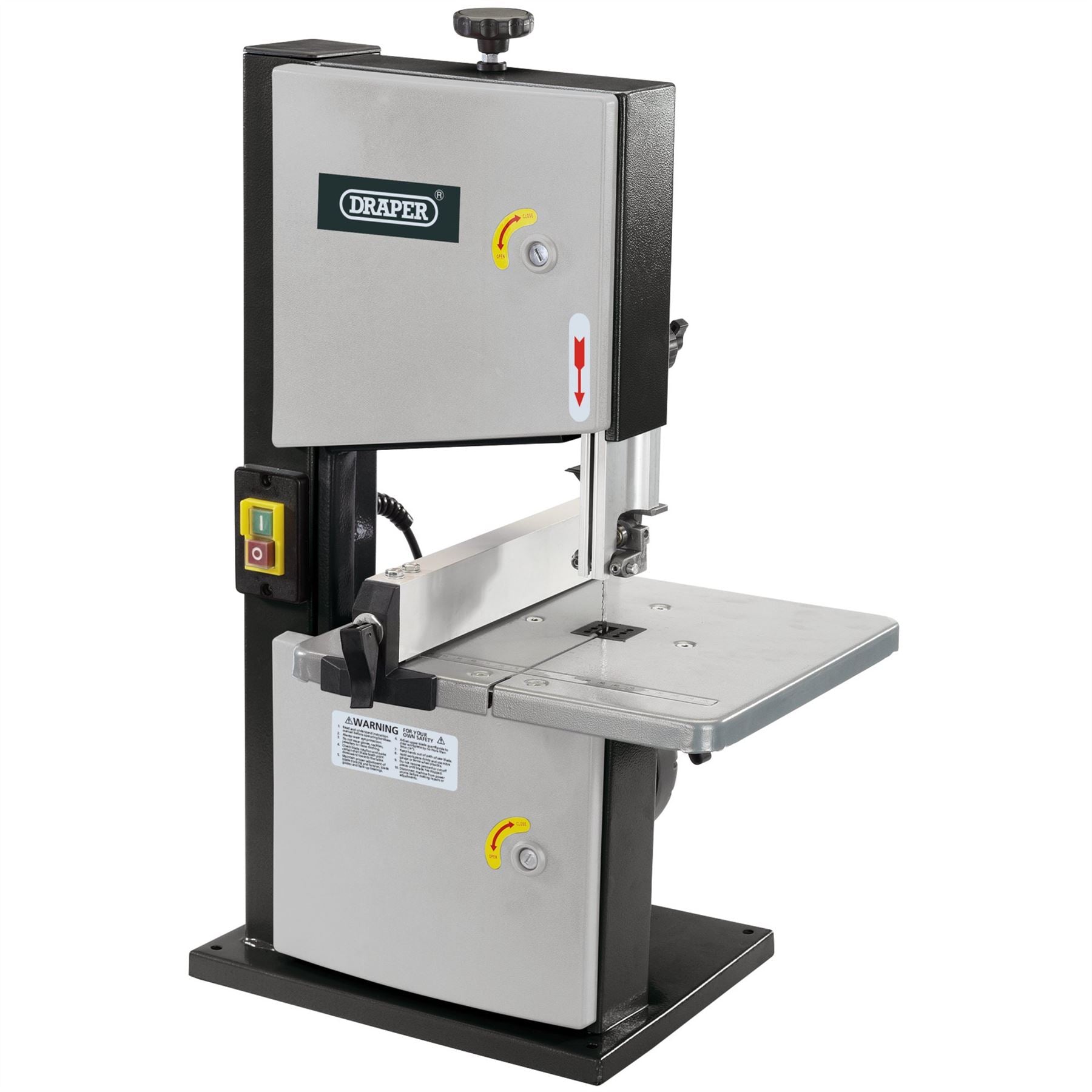 Draper 82756 Bandsaw with Steel Table 200mm 250W Draper