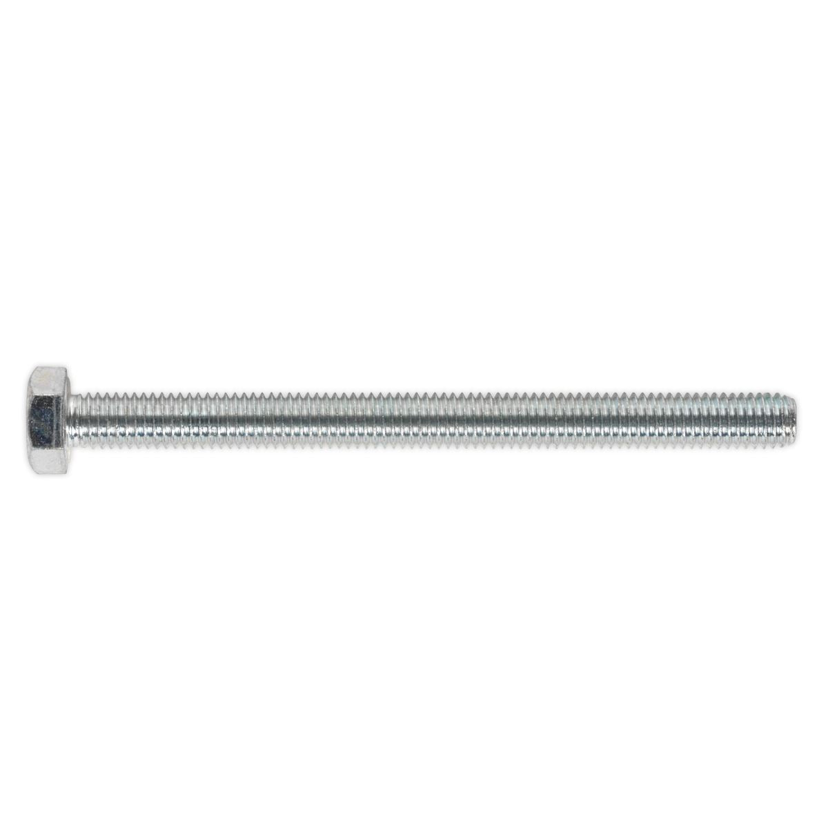 Sealey SS8100 HT Setscrew M8 x 100mm 8.8 Zinc Pack of 25 Sealey