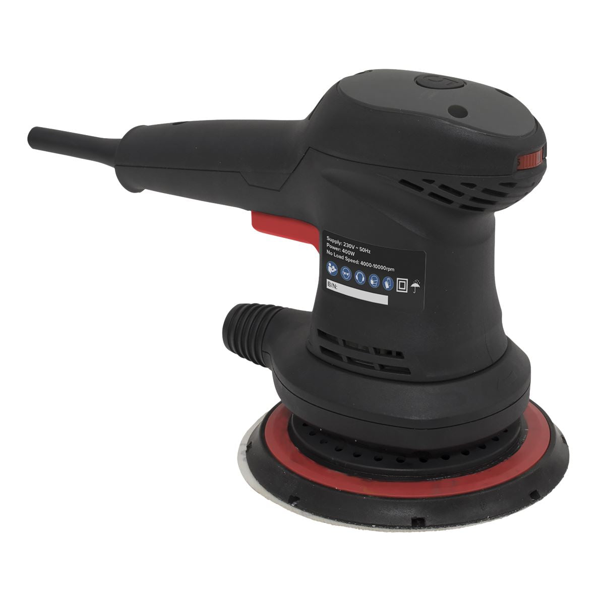 Sealey OS400 Random Orbital Electric Sander Ø150mm 400W Sealey
