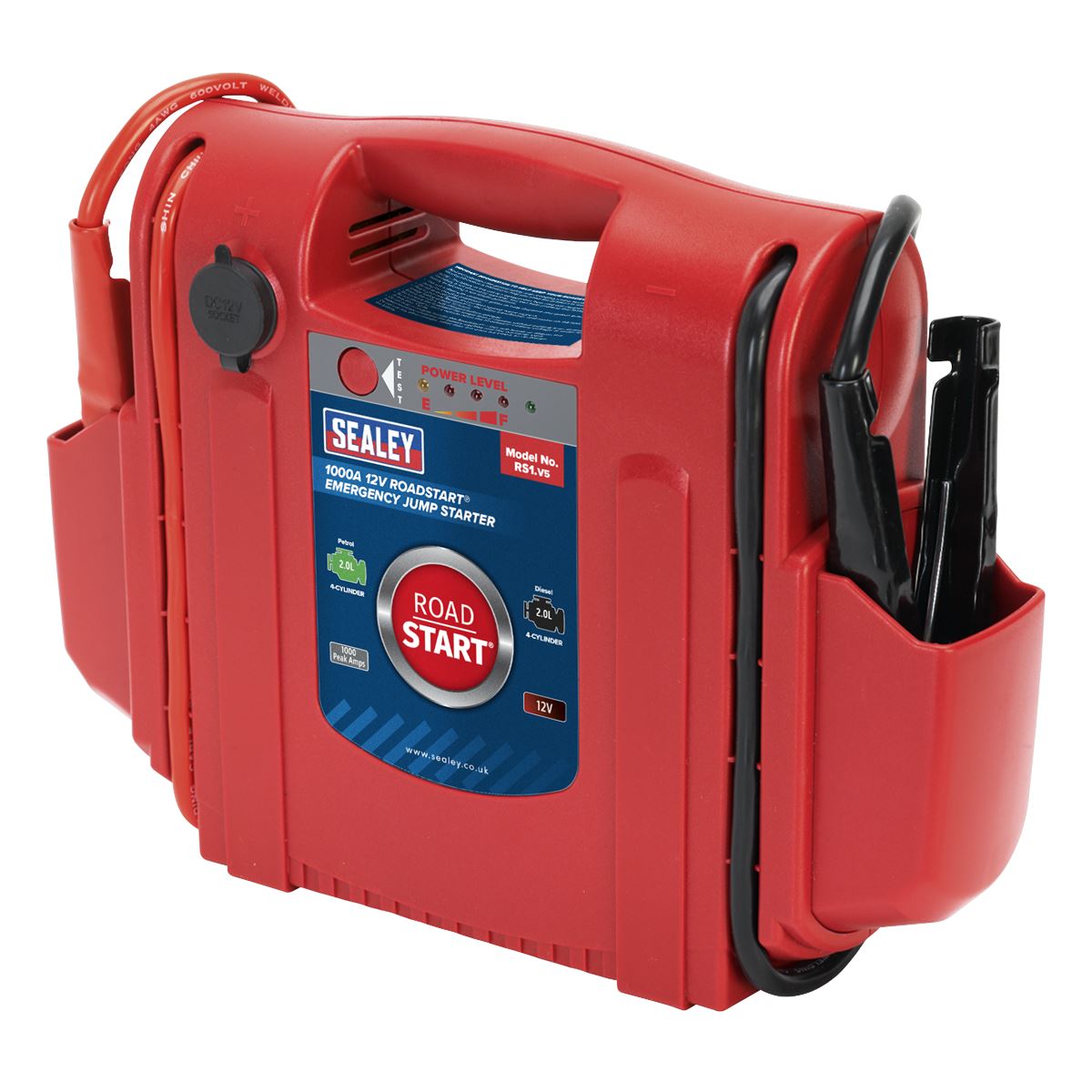 Sealey RS1 RoadStart® Emergency Jump Starter 12V 1000 Peak Amps Sealey