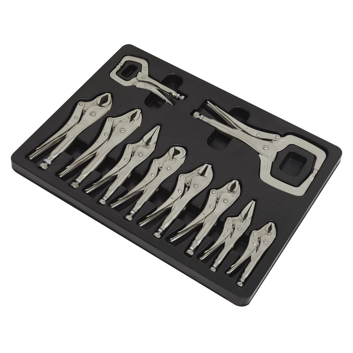 Sealey AK6800 Locking Pliers Set 10pc Sealey