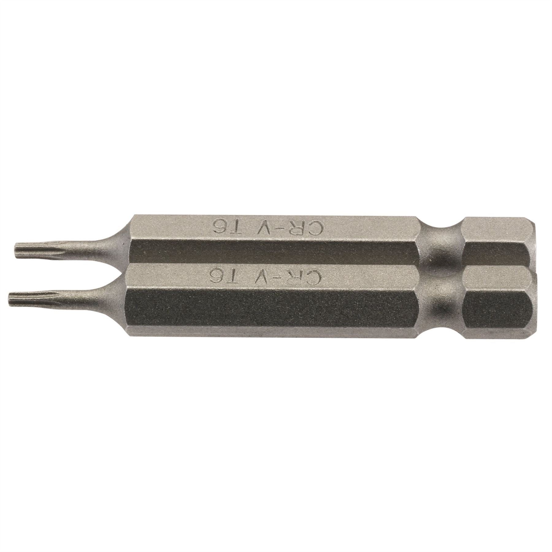 Draper 66481 TX-STAR® Insert Bit 1/4" Hex 50mm Long T6 Pack of 2 Draper