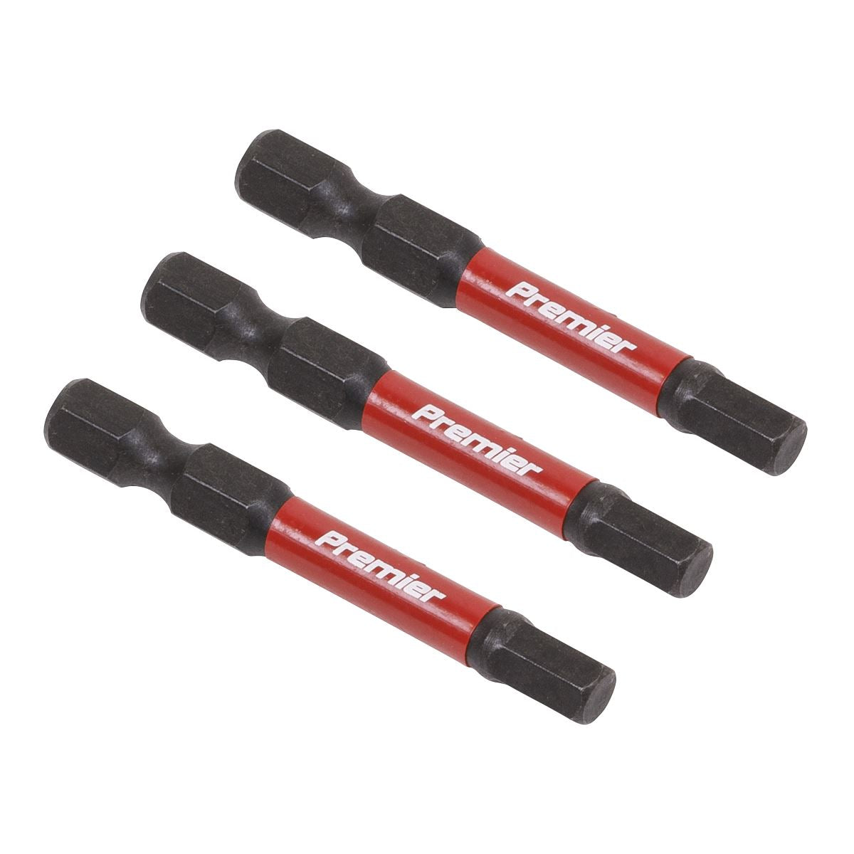 Sealey AK8238 Hex 5mm Impact Power Tool Bits 50mm - 3pc Sealey