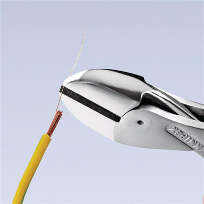 Knipex 25885 73 06 160 X-Cut® Compact Diagonal Cutter high lever transmission insulated with multi-component grips VDE-tested chrome-plated 160mm Knipex