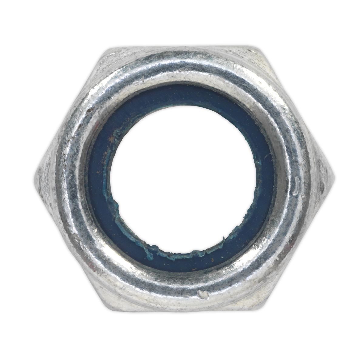 Sealey NLN14 Nylon Locknut M14 Zinc Pack of 25 Sealey