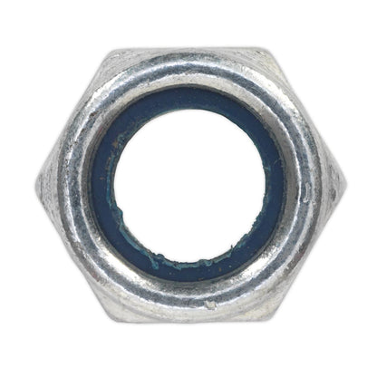 Sealey NLN14 Nylon Locknut M14 Zinc Pack of 25 Sealey