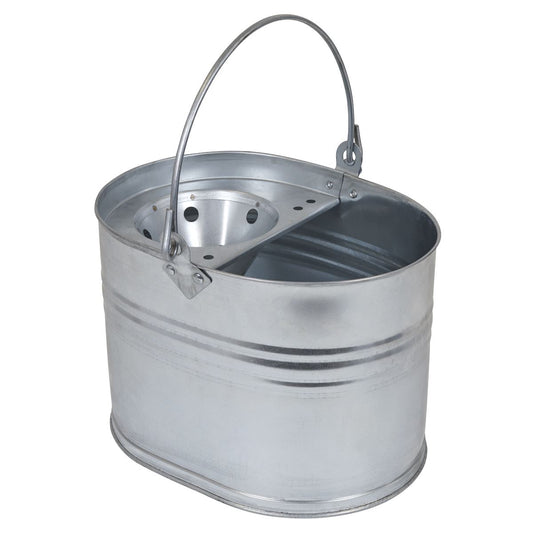 Sealey BM08 Mop Bucket 13L - Galvanized Sealey