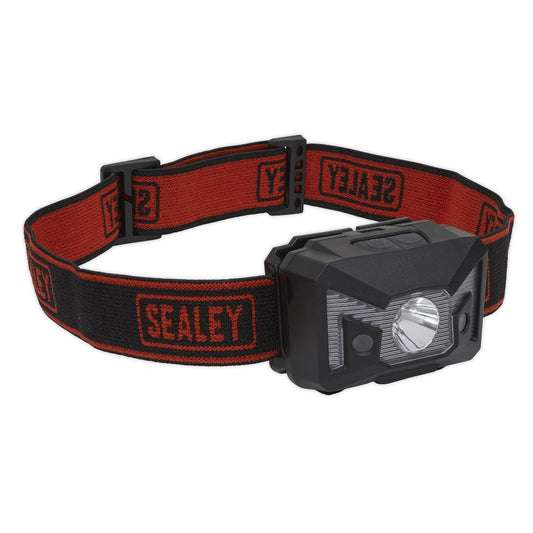 Sealey HT102R Rechargeable Head Torch 3W SMD LED Auto-Sensor Sealey