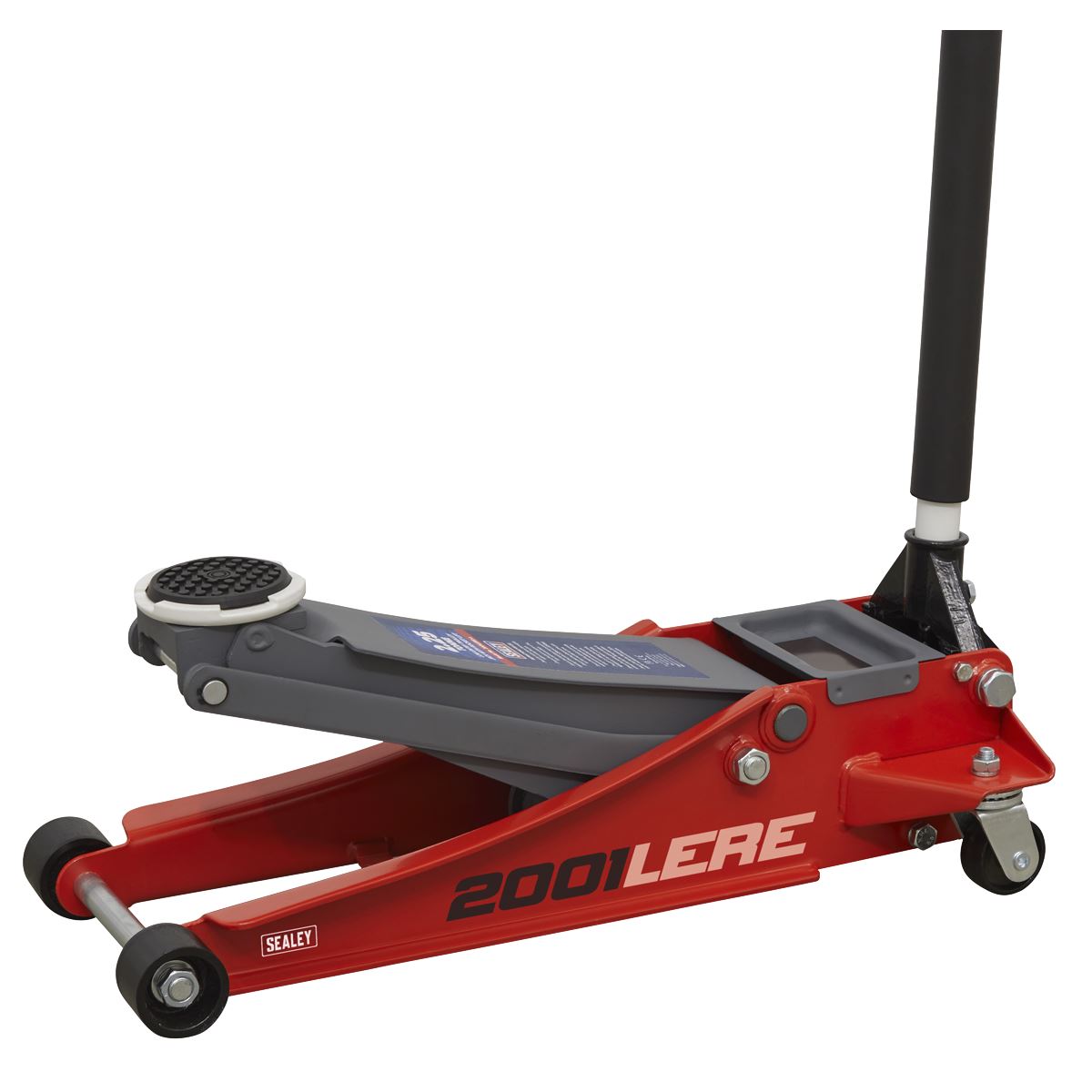 Sealey 2001LERE Low Profile Rocket Lift Trolley Jack 2.25 Tonne - Red Sealey