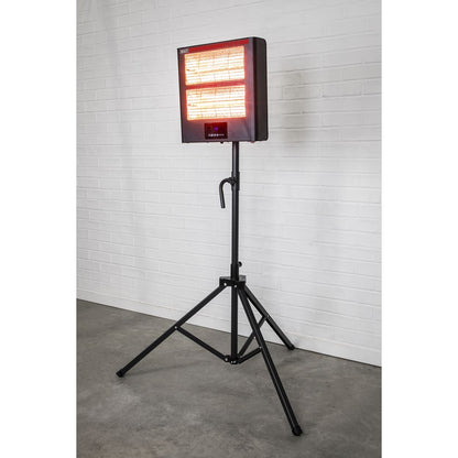 Sealey IR28CT Infrared Quartz Heater with Tripod Stand 230V 1.4/2.8kW Sealey