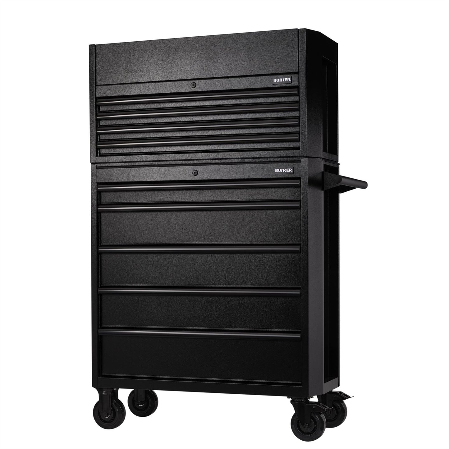 Draper 24248 BUNKER® 9 Drawer Combined Roller Cabinet and Tool Chest 36" Black Draper