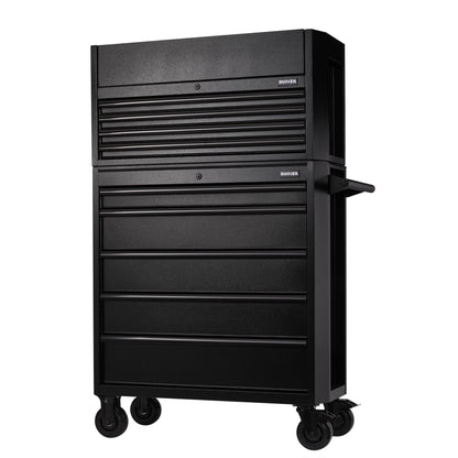 Draper 24248 BUNKER® 9 Drawer Combined Roller Cabinet and Tool Chest 36" Black Draper