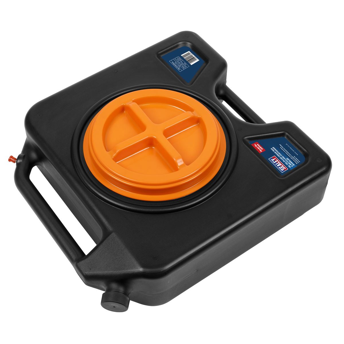 Sealey DRP44 Oil/Fluid Drain & Recycling Container 15L - Wheeled Sealey