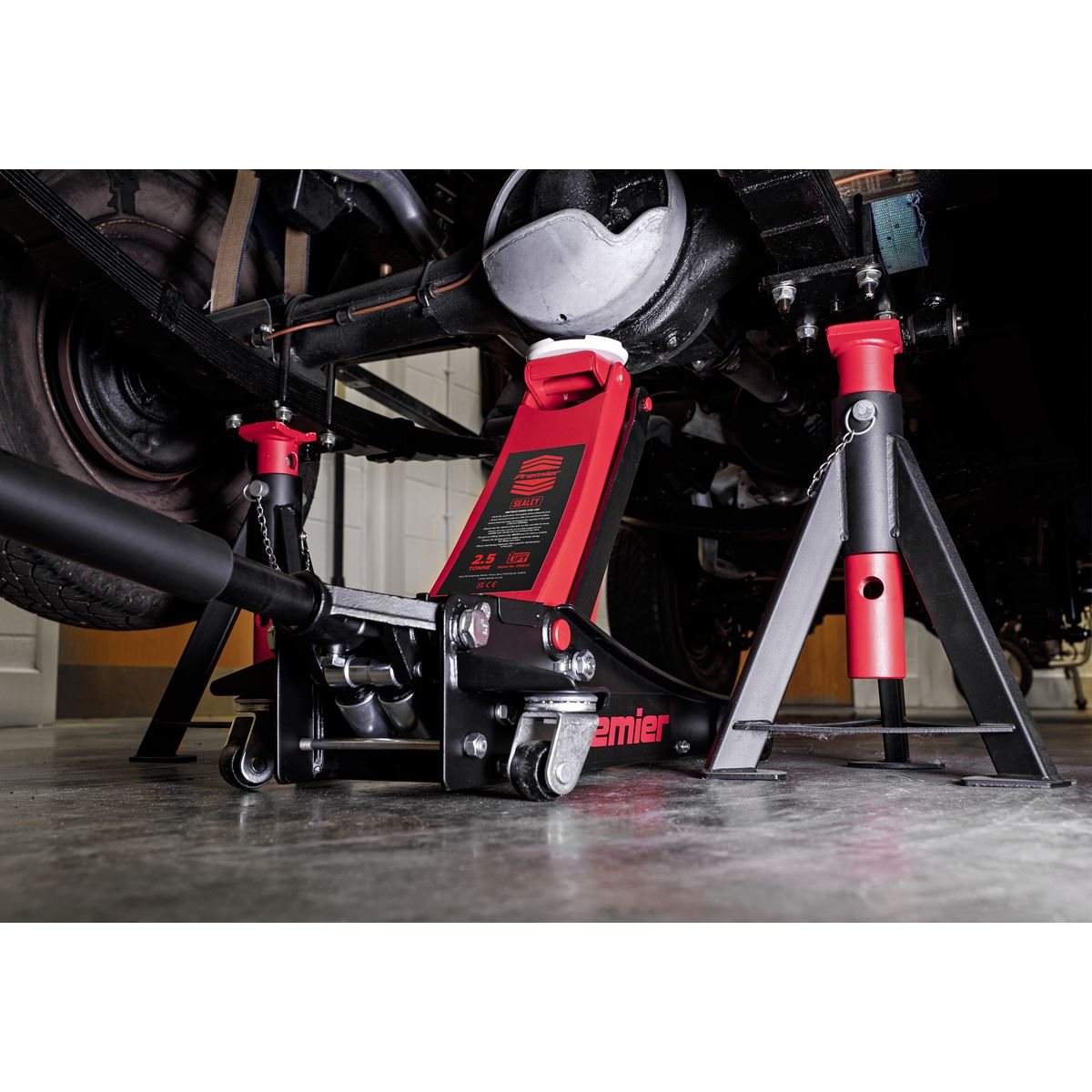 Sealey 2500LE Premier Low Profile Trolley Jack 2.5 Tonne Sealey