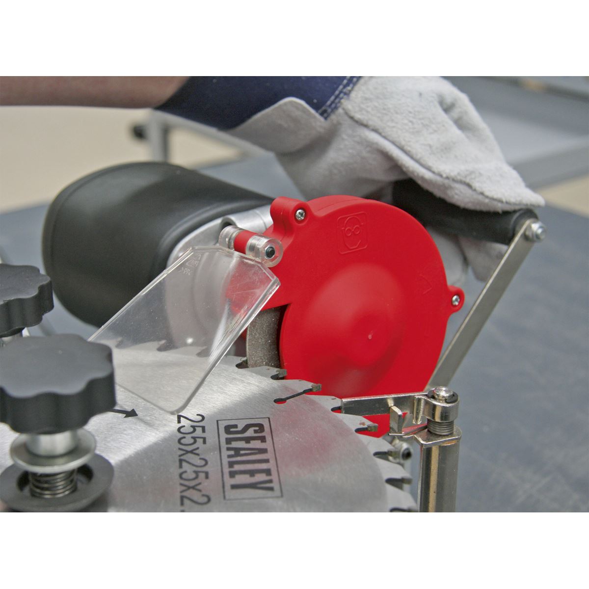 Sealey SMS2003 Saw Blade Sharpener - Bench Mounting 110W Sealey